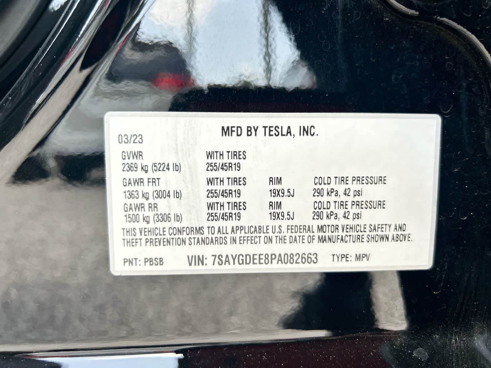 tesla model y 2023 7SAYGDEE8PA082663 image tesla model y 2023 7SAYGDEE8PA082663 image